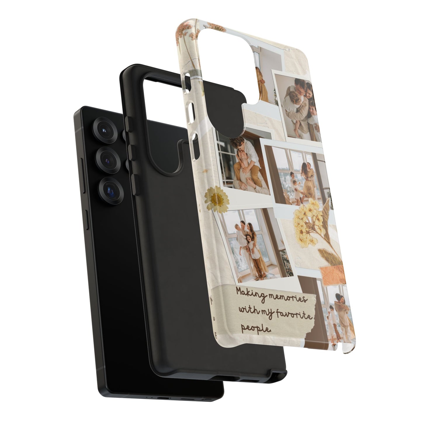 Phone Case - Photo Collage, Making Memories with My Favorite People, Custom Design, Gift for Friends and Family