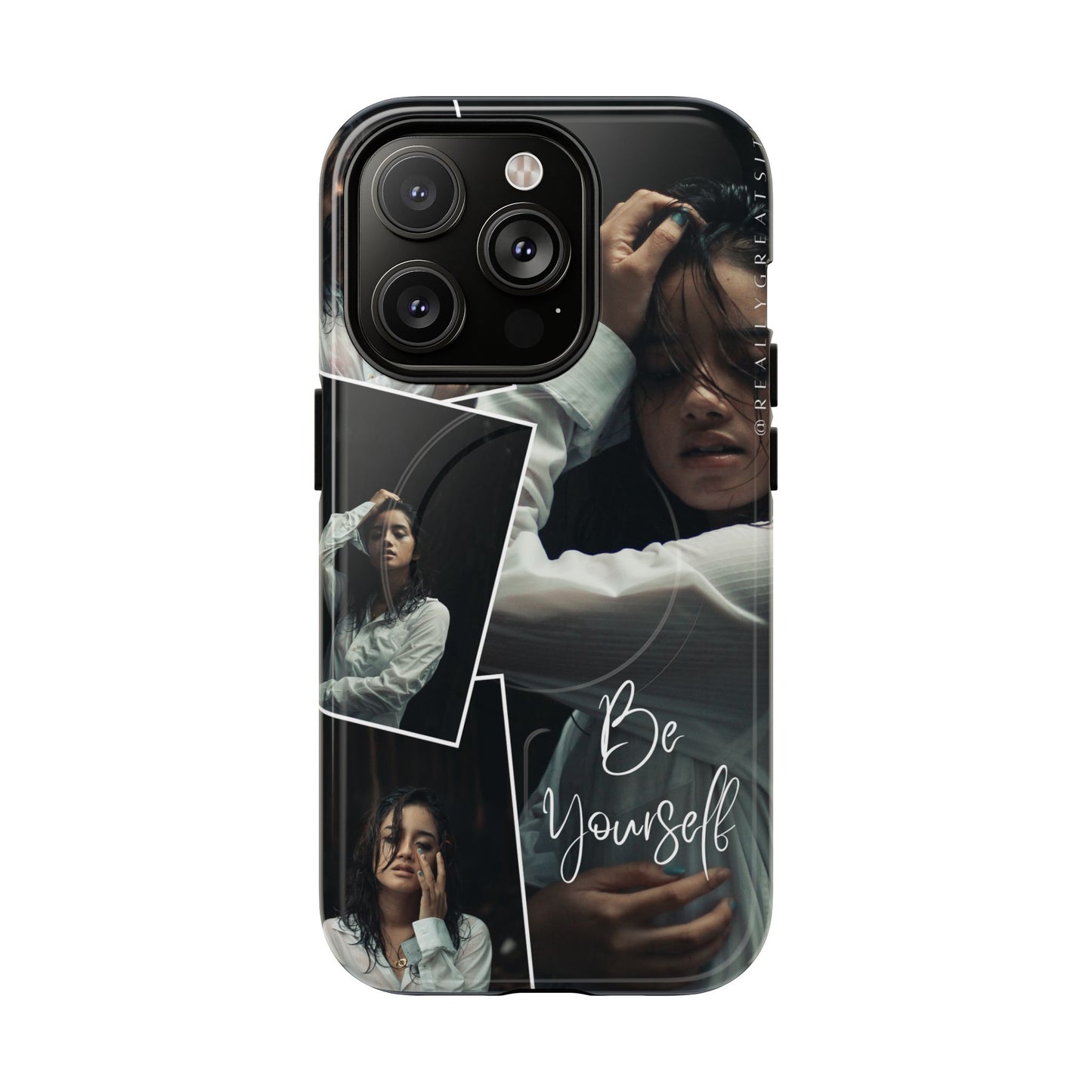 Be Yourself Tough Magnetic Case, Inspirational Phone Cover, Magnetic Case for iPhone, Aesthetic Phone Accessories, Gift for Her, Photo [...]