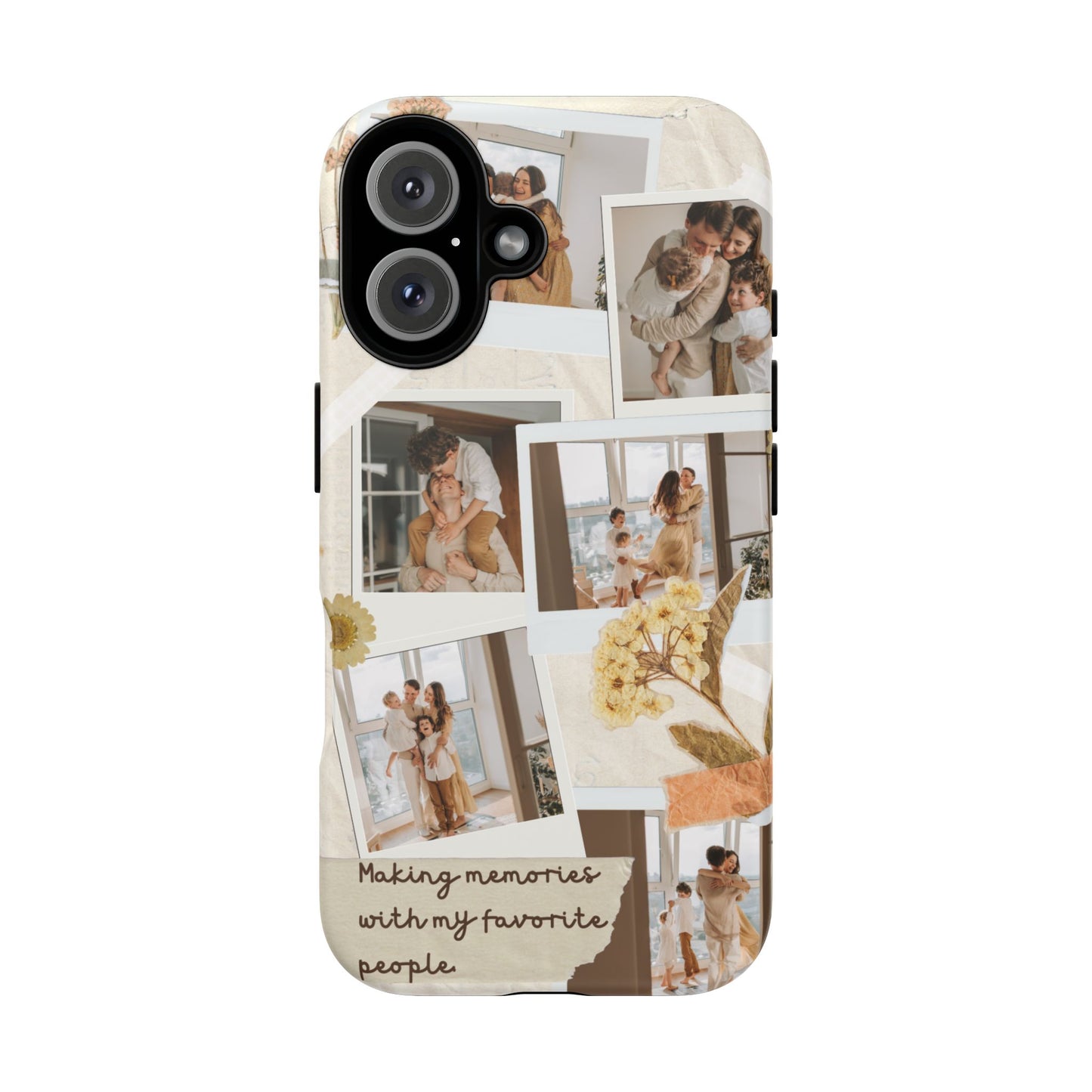 Phone Case - Photo Collage, Making Memories with My Favorite People, Custom Design, Gift for Friends and Family