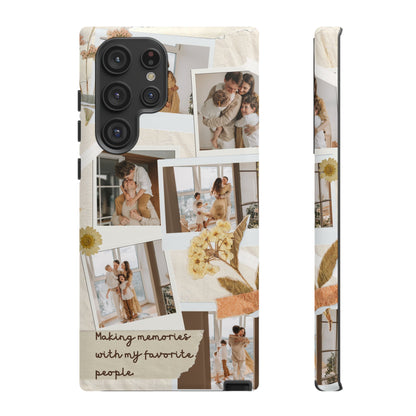 Phone Case - Photo Collage, Making Memories with My Favorite People, Custom Design, Gift for Friends and Family