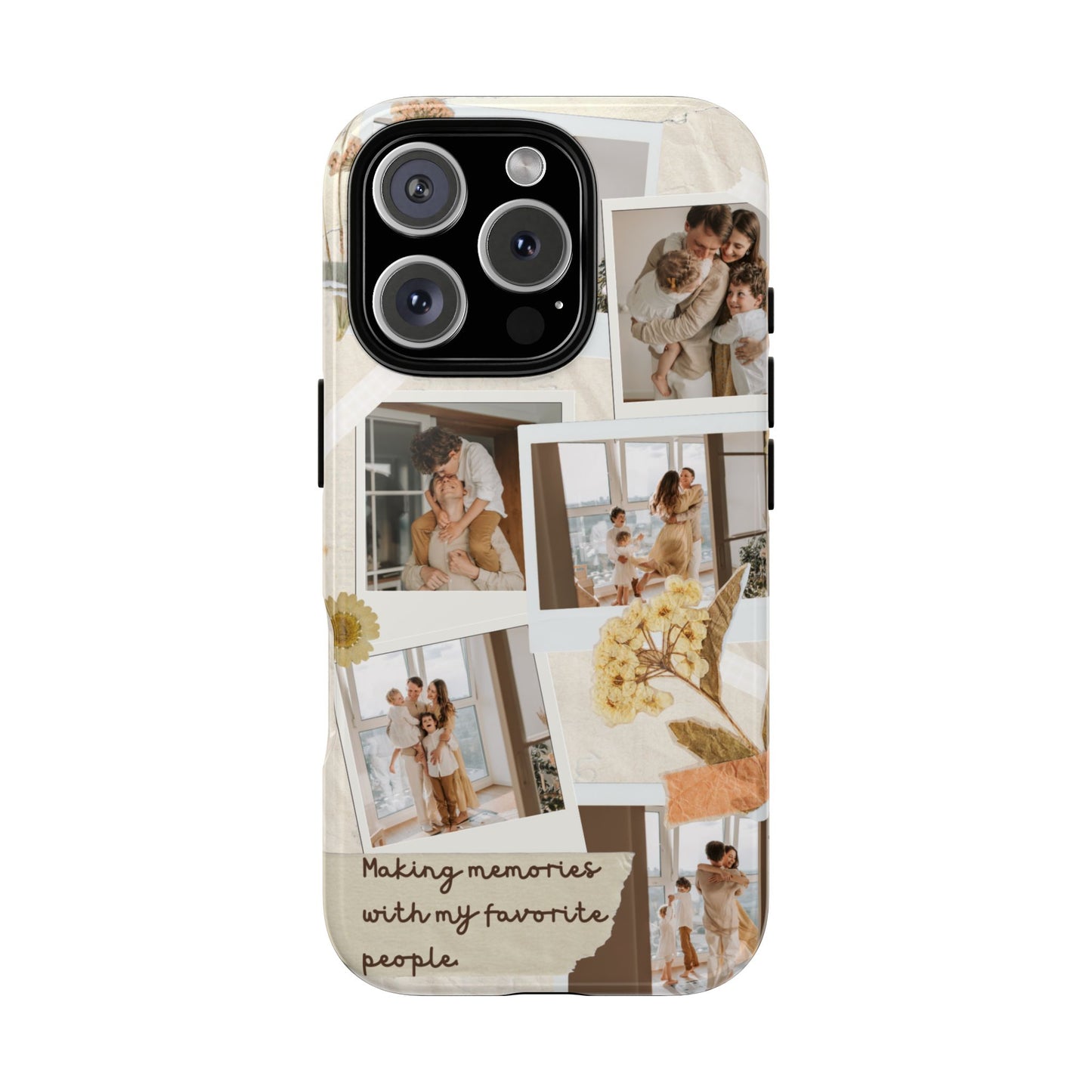 Phone Case - Photo Collage, Making Memories with My Favorite People, Custom Design, Gift for Friends and Family
