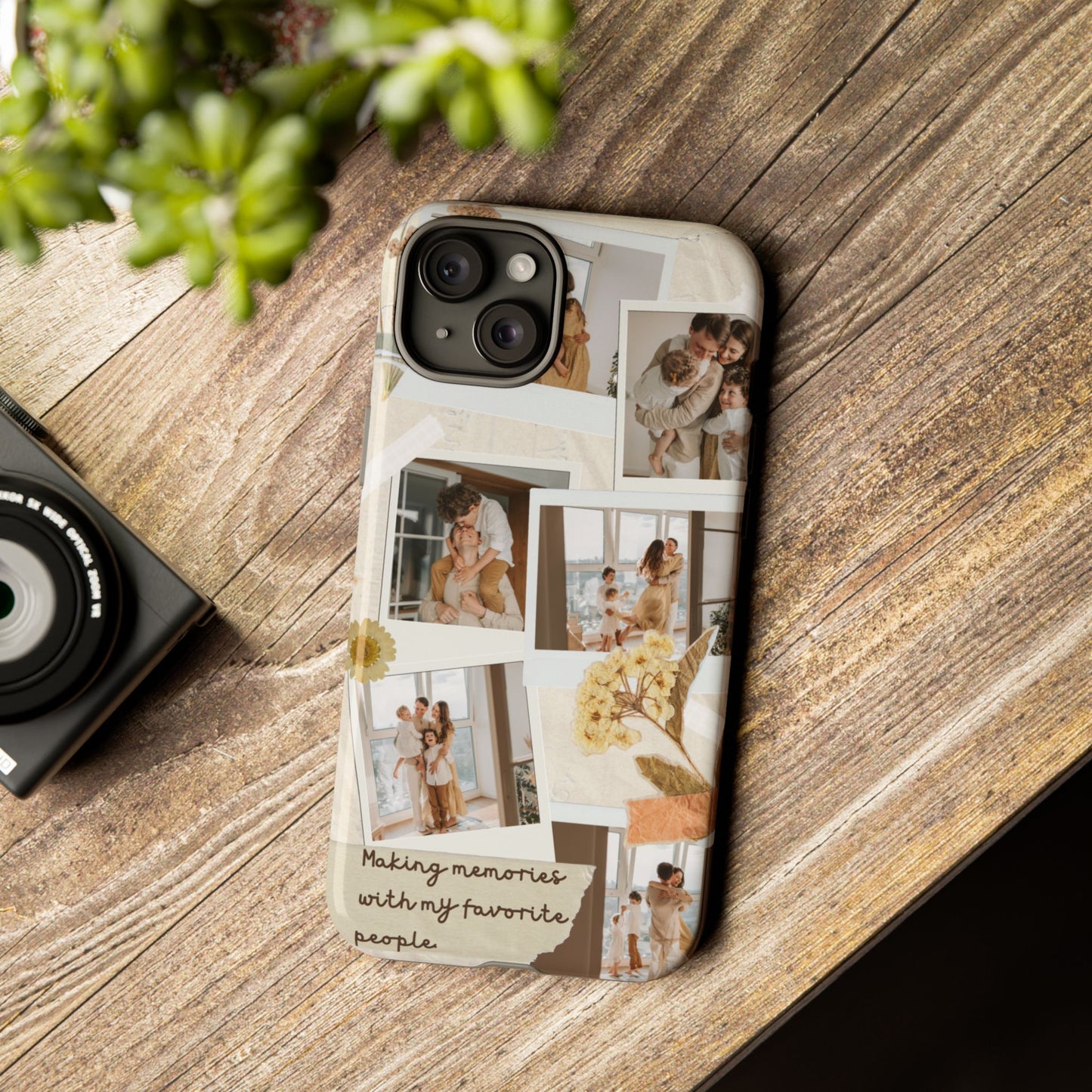 Phone Case - Photo Collage, Making Memories with My Favorite People, Custom Design, Gift for Friends and Family