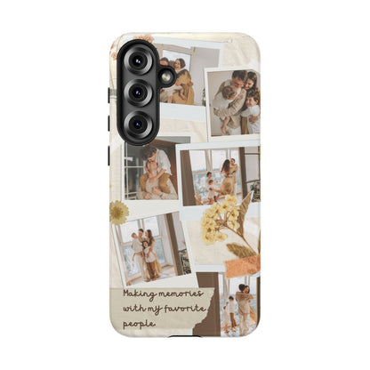 Phone Case - Photo Collage, Making Memories with My Favorite People, Custom Design, Gift for Friends and Family