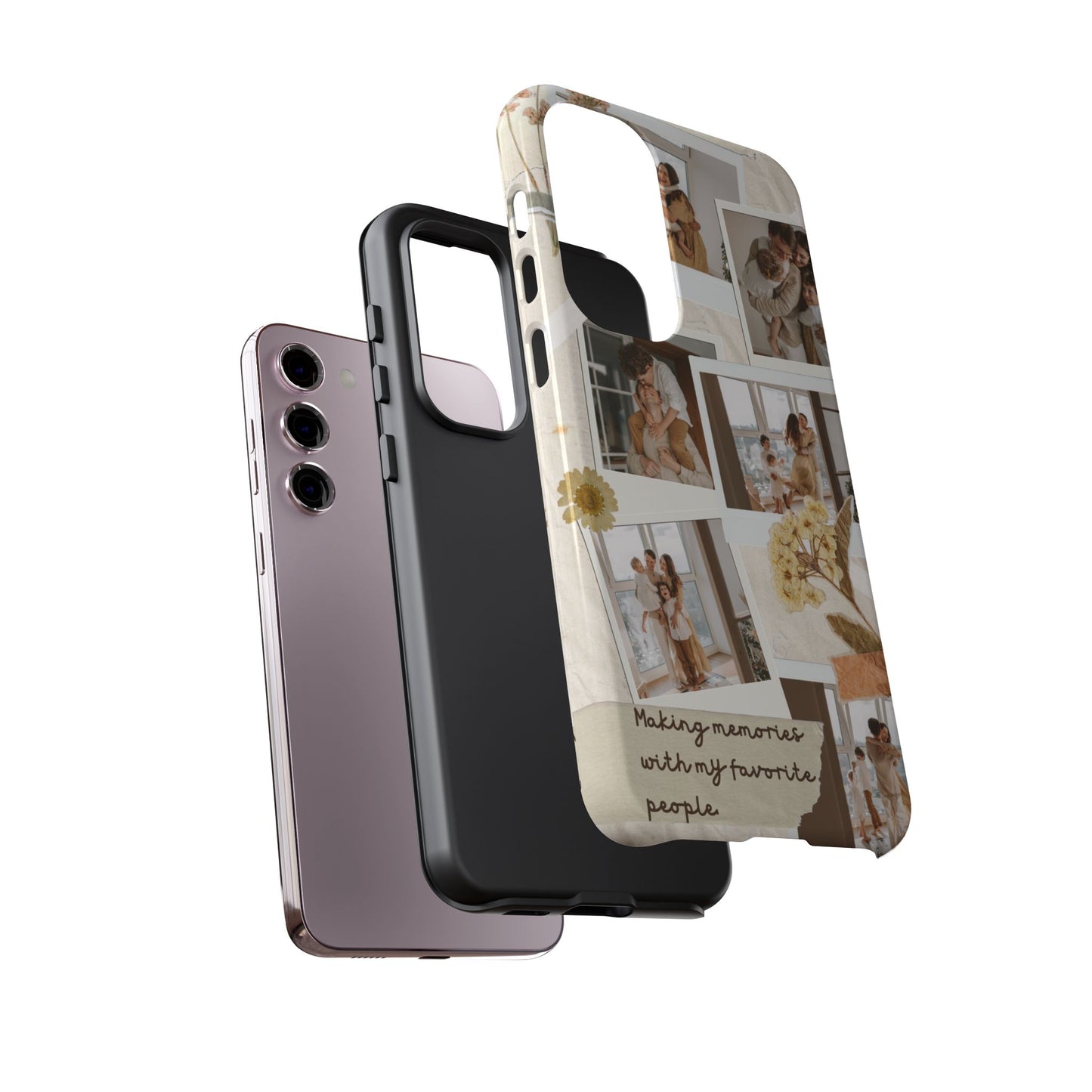 Phone Case - Photo Collage, Making Memories with My Favorite People, Custom Design, Gift for Friends and Family