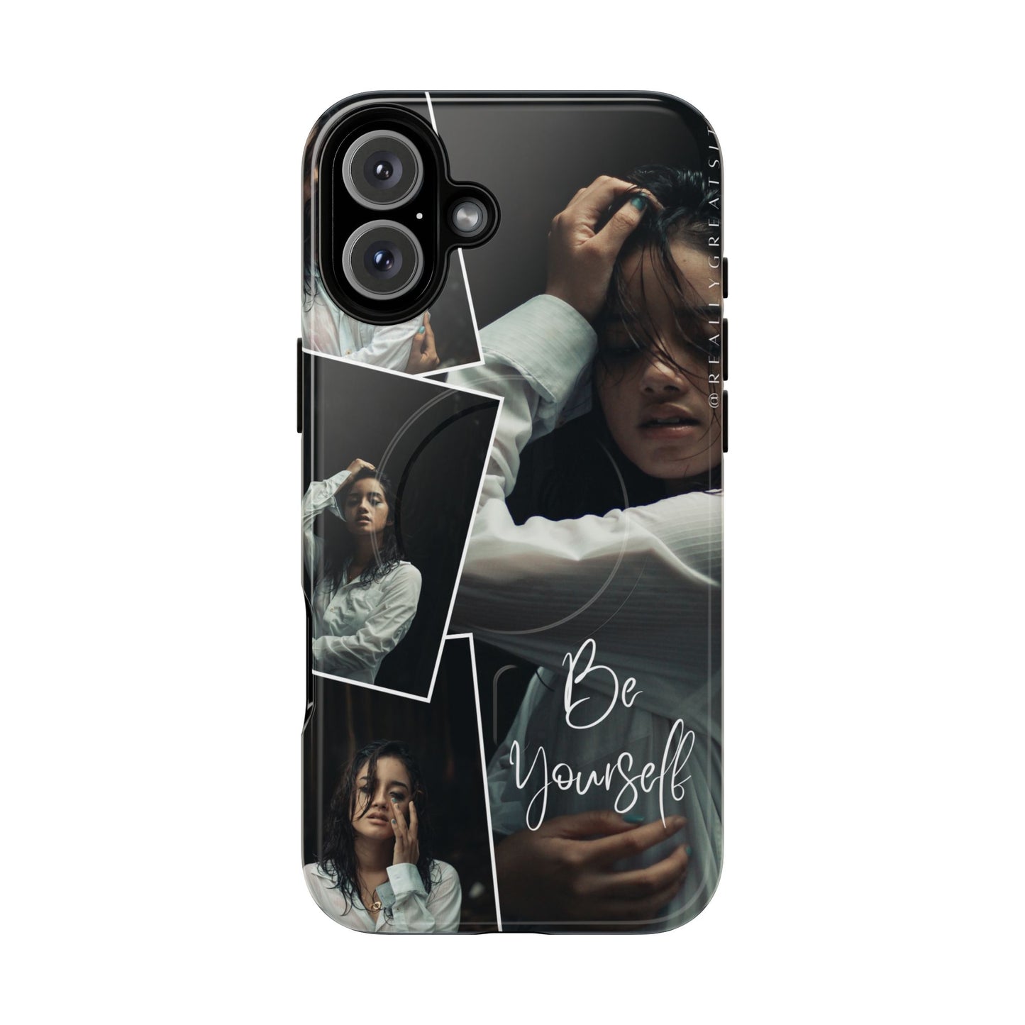 Be Yourself Tough Magnetic Case, Inspirational Phone Cover, Magnetic Case for iPhone, Aesthetic Phone Accessories, Gift for Her, Photo [...]
