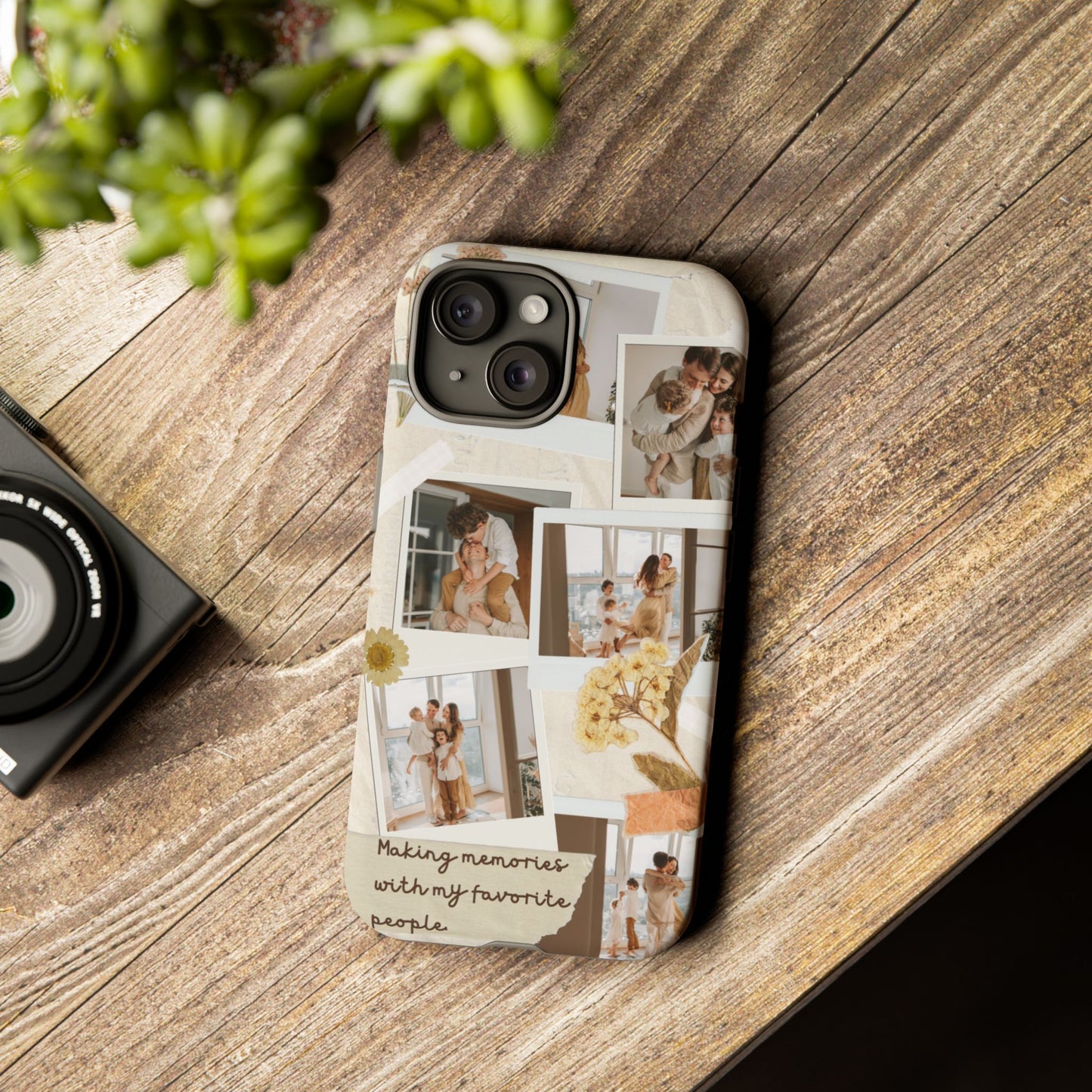 Phone Case - Photo Collage, Making Memories with My Favorite People, Custom Design, Gift for Friends and Family