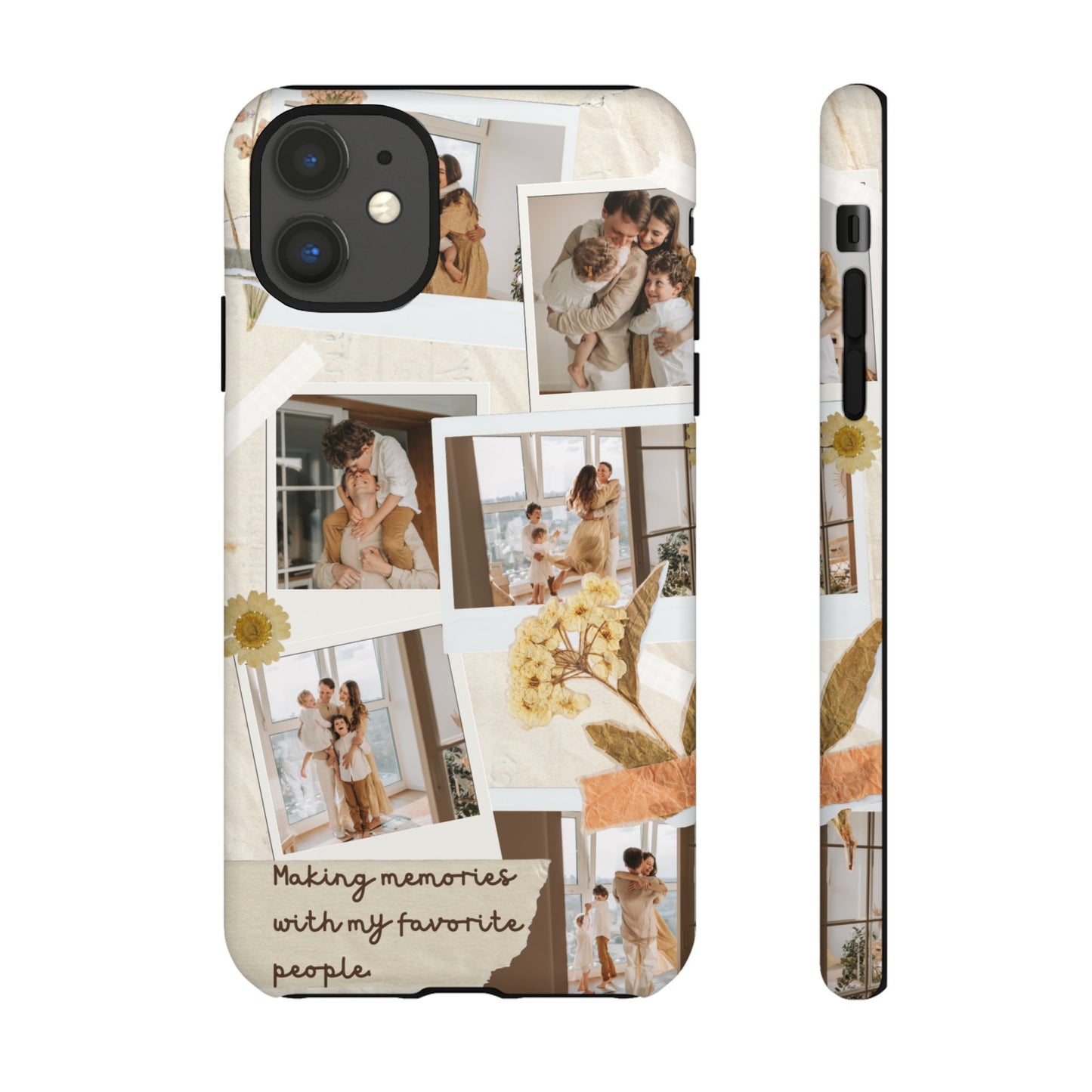 Phone Case - Photo Collage, Making Memories with My Favorite People, Custom Design, Gift for Friends and Family