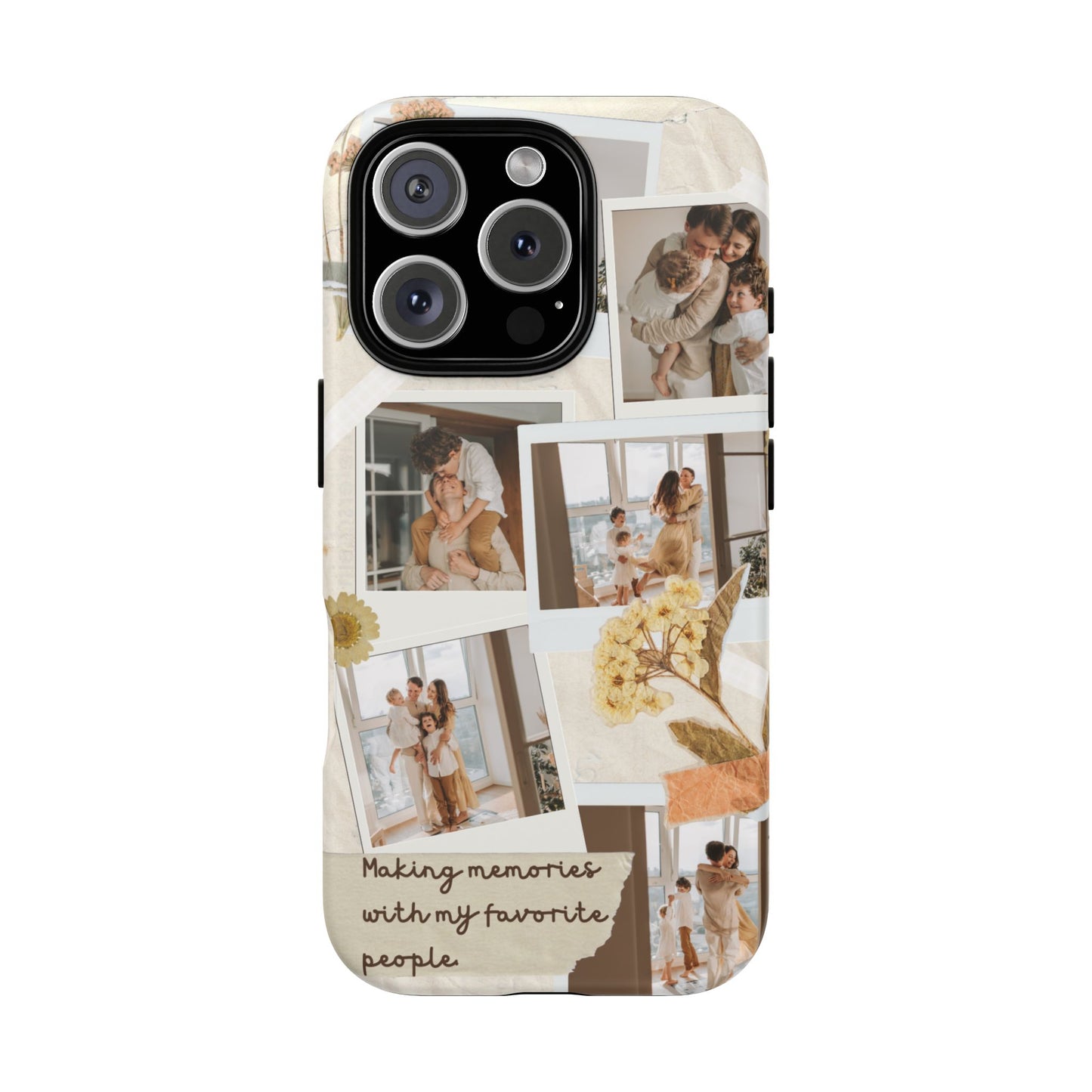 Phone Case - Photo Collage, Making Memories with My Favorite People, Custom Design, Gift for Friends and Family