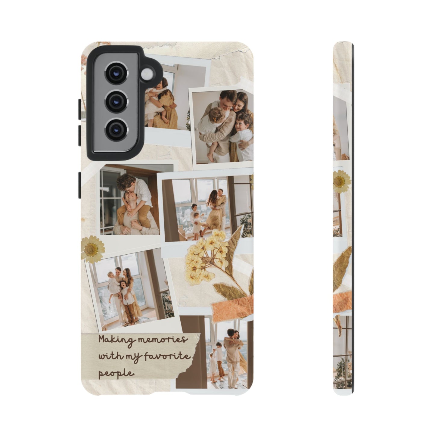 Phone Case - Photo Collage, Making Memories with My Favorite People, Custom Design, Gift for Friends and Family