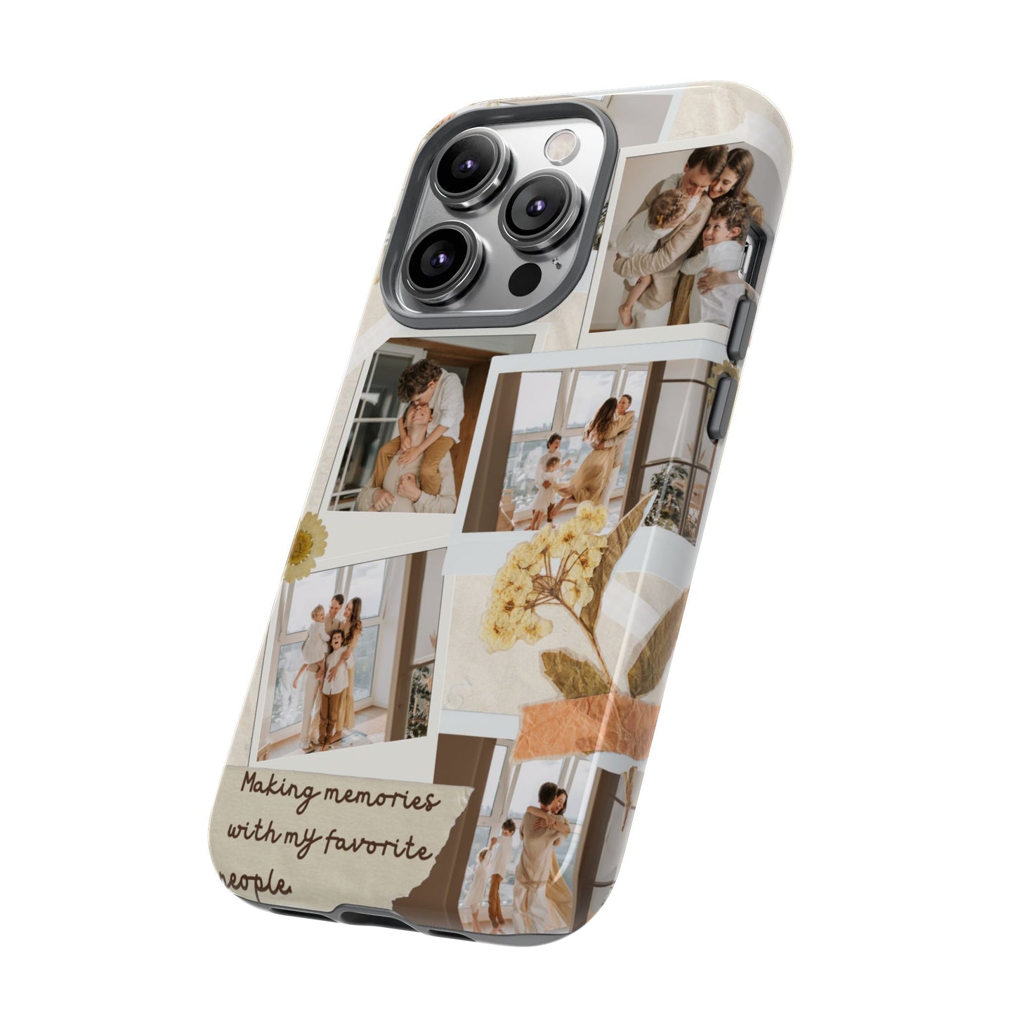 Phone Case - Photo Collage, Making Memories with My Favorite People, Custom Design, Gift for Friends and Family