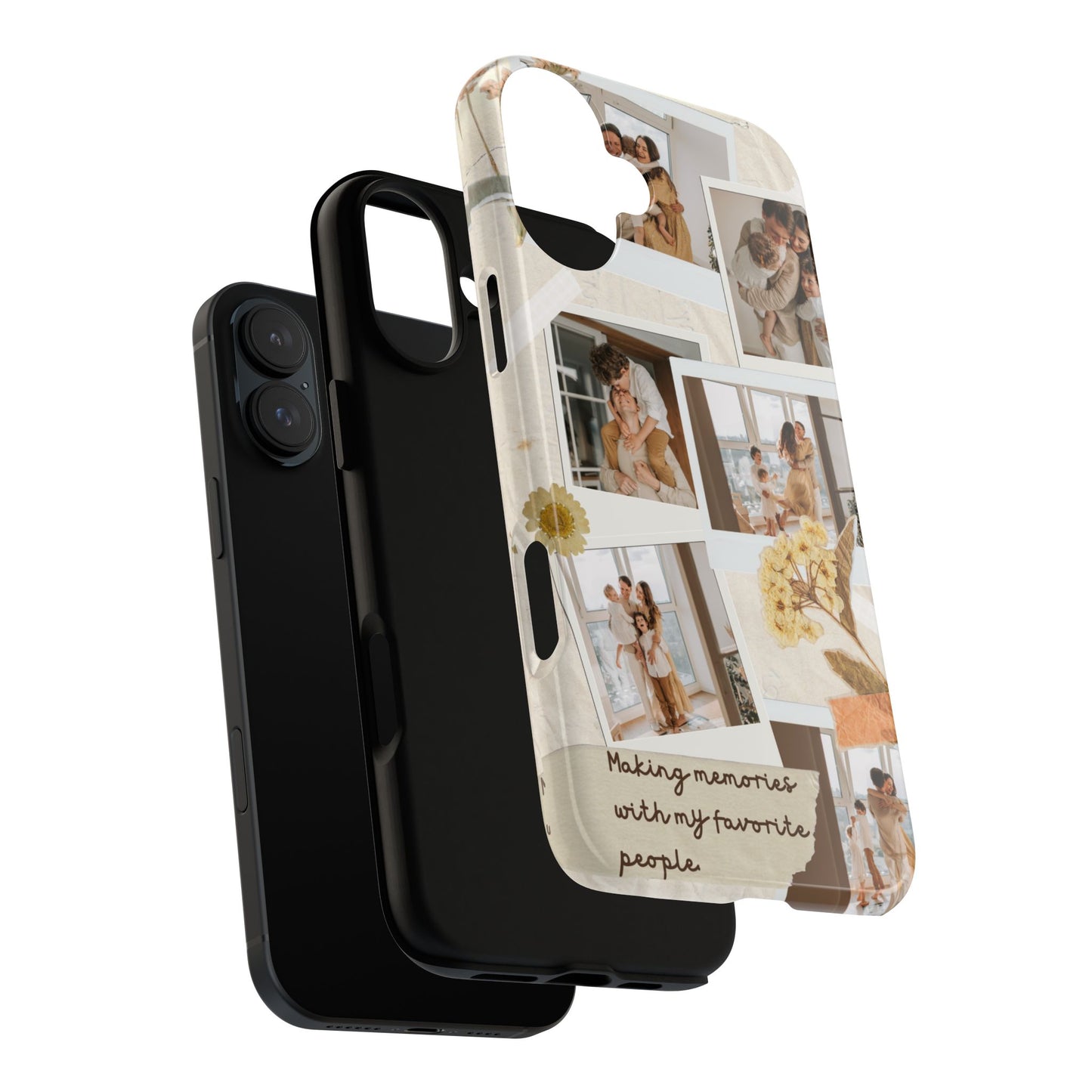 Phone Case - Photo Collage, Making Memories with My Favorite People, Custom Design, Gift for Friends and Family