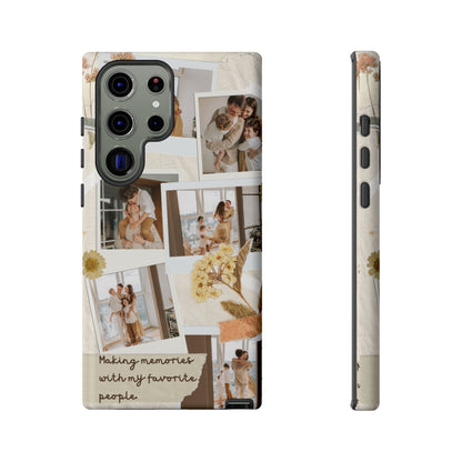 Phone Case - Photo Collage, Making Memories with My Favorite People, Custom Design, Gift for Friends and Family