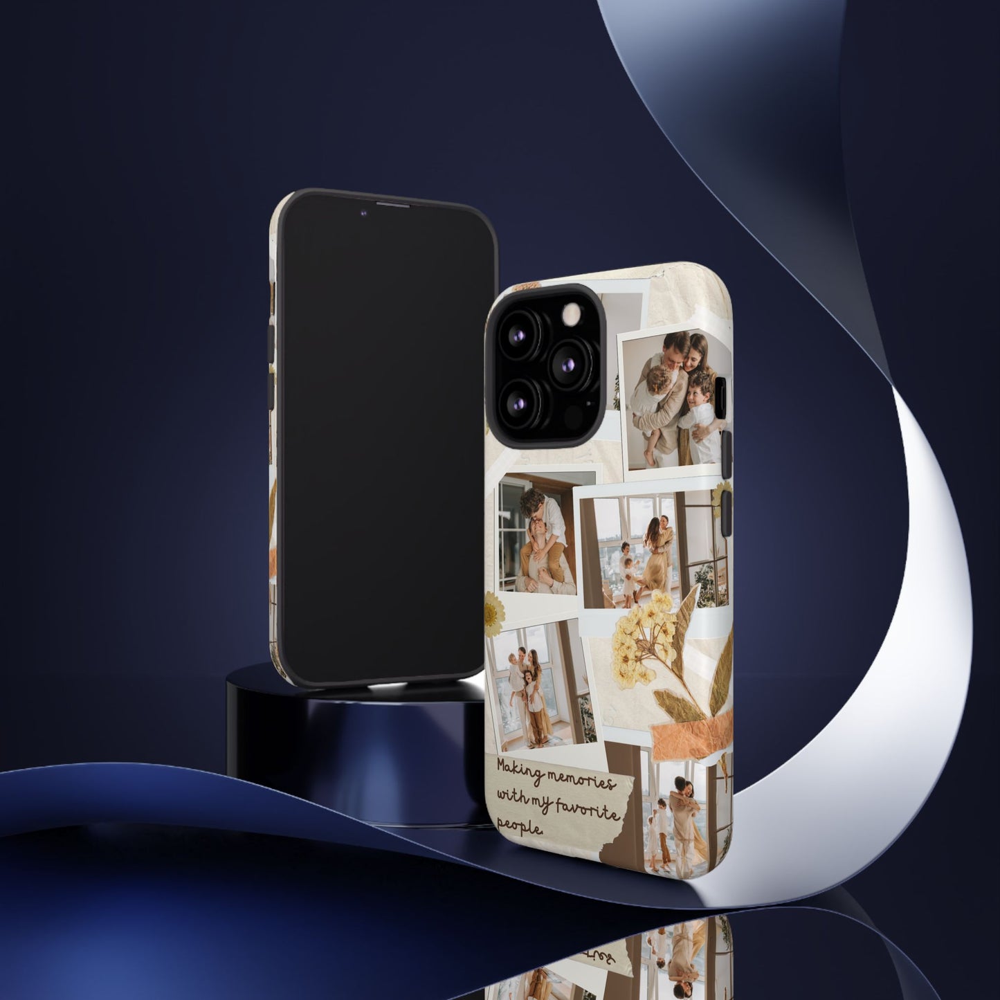 Phone Case - Photo Collage, Making Memories with My Favorite People, Custom Design, Gift for Friends and Family