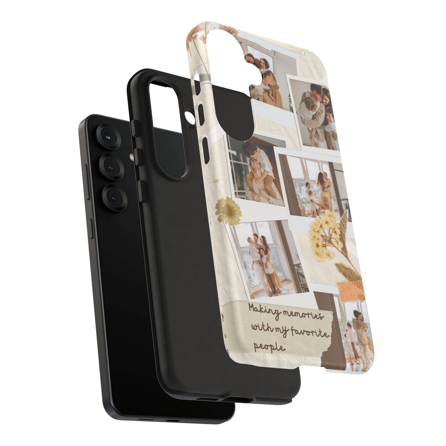 Phone Case - Photo Collage, Making Memories with My Favorite People, Custom Design, Gift for Friends and Family
