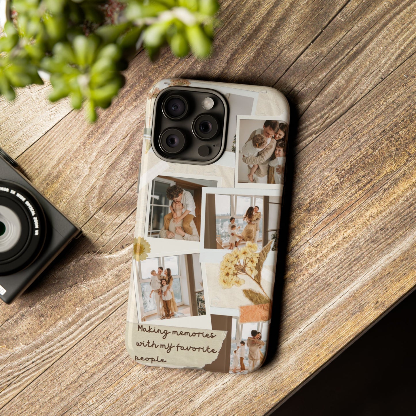Phone Case - Photo Collage, Making Memories with My Favorite People, Custom Design, Gift for Friends and Family