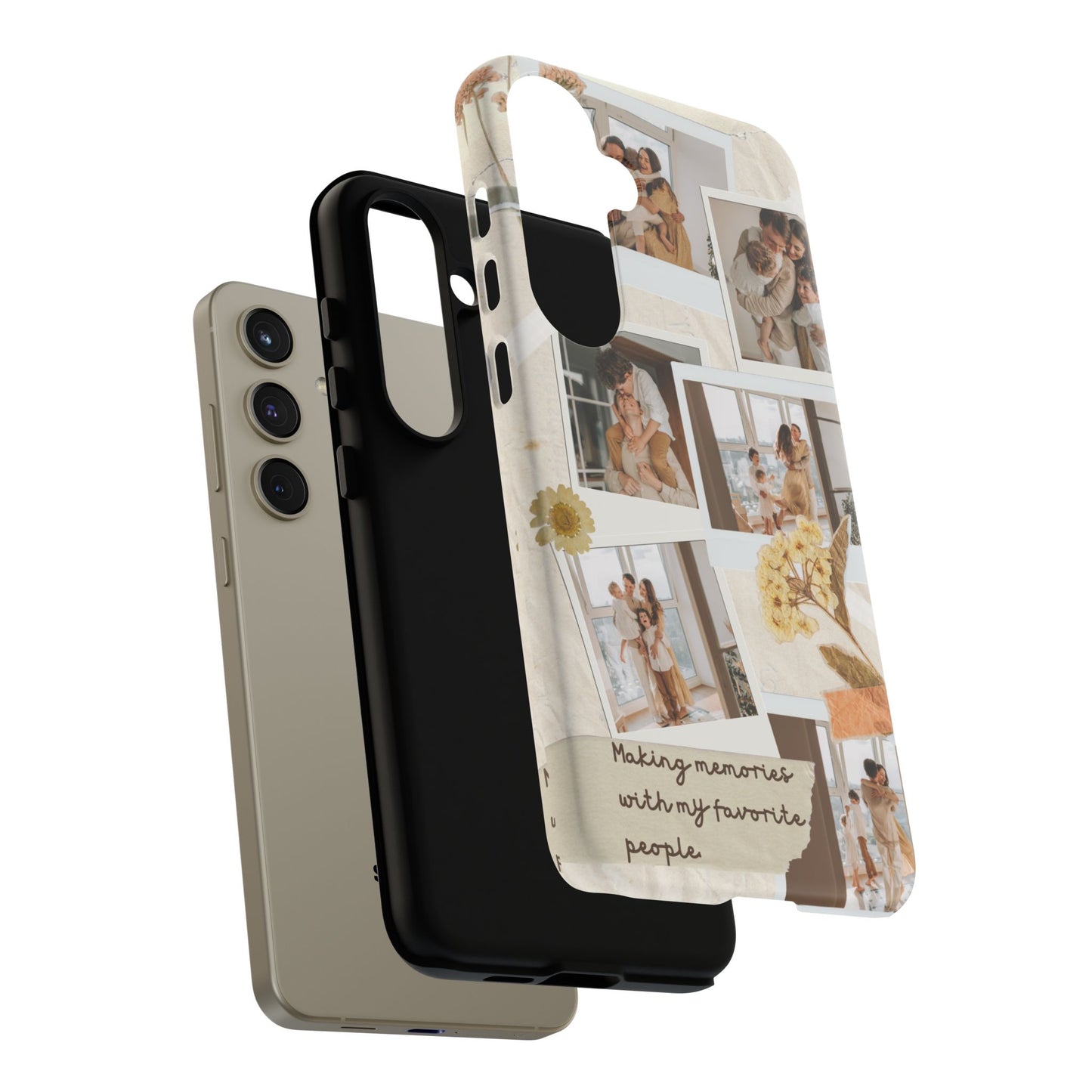 Phone Case - Photo Collage, Making Memories with My Favorite People, Custom Design, Gift for Friends and Family