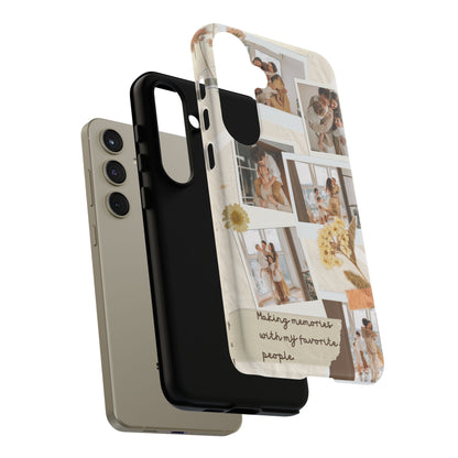 Phone Case - Photo Collage, Making Memories with My Favorite People, Custom Design, Gift for Friends and Family