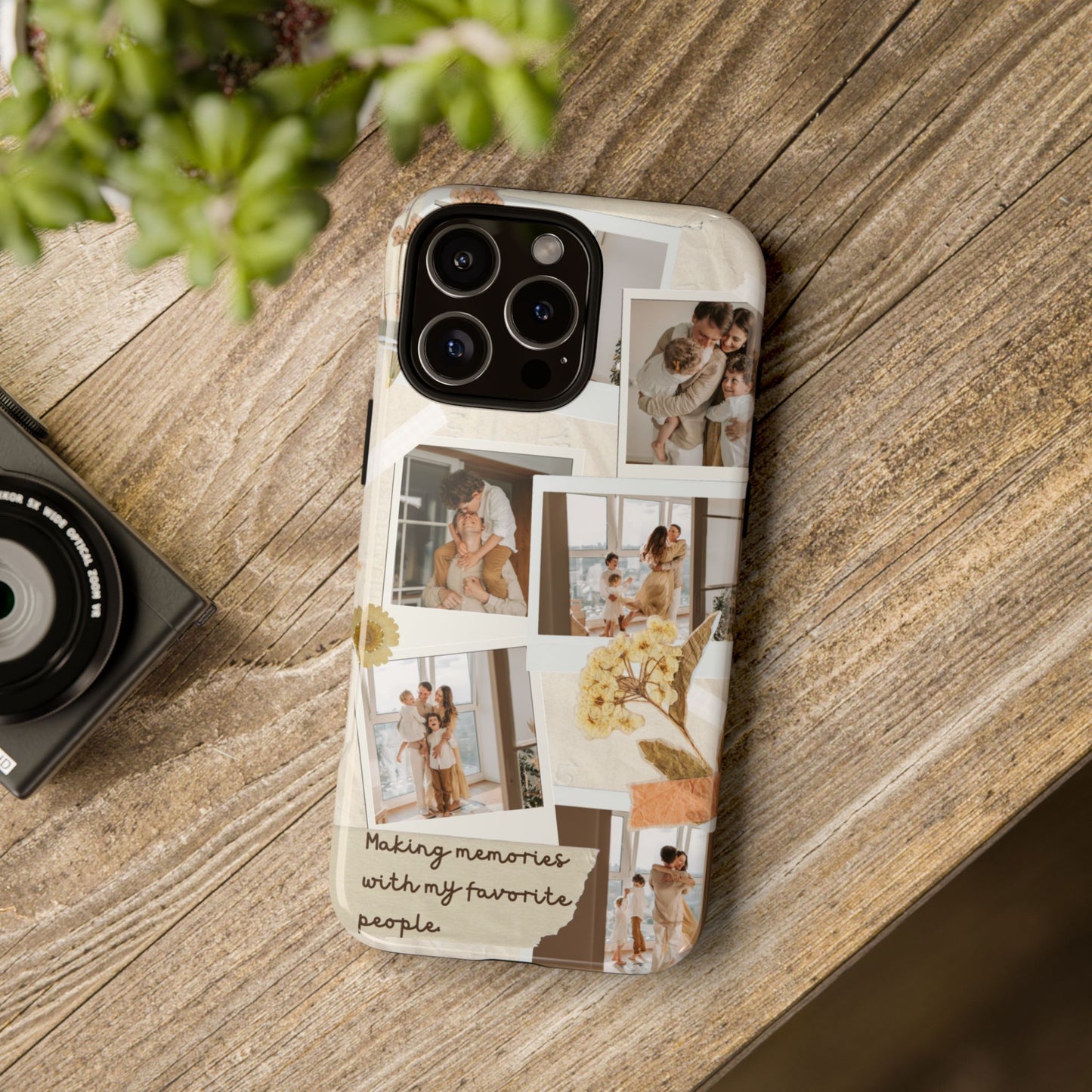 Phone Case - Photo Collage, Making Memories with My Favorite People, Custom Design, Gift for Friends and Family