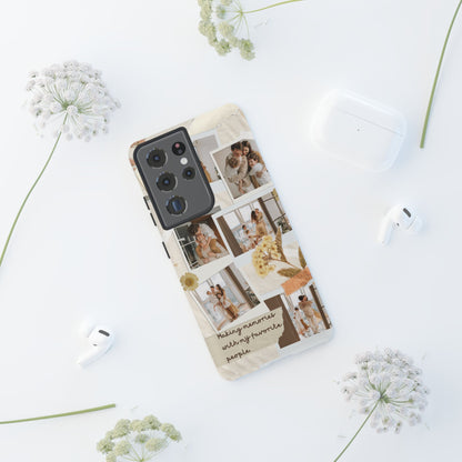 Phone Case - Photo Collage, Making Memories with My Favorite People, Custom Design, Gift for Friends and Family