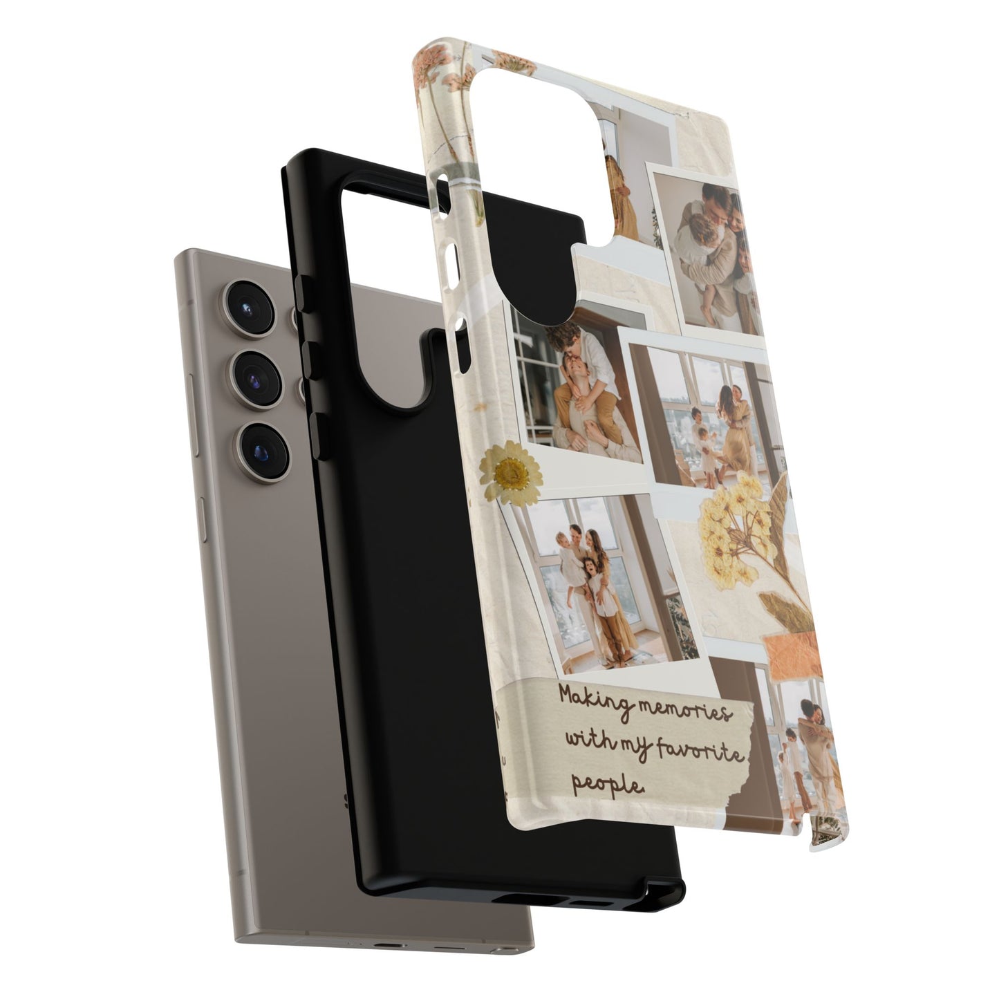 Phone Case - Photo Collage, Making Memories with My Favorite People, Custom Design, Gift for Friends and Family