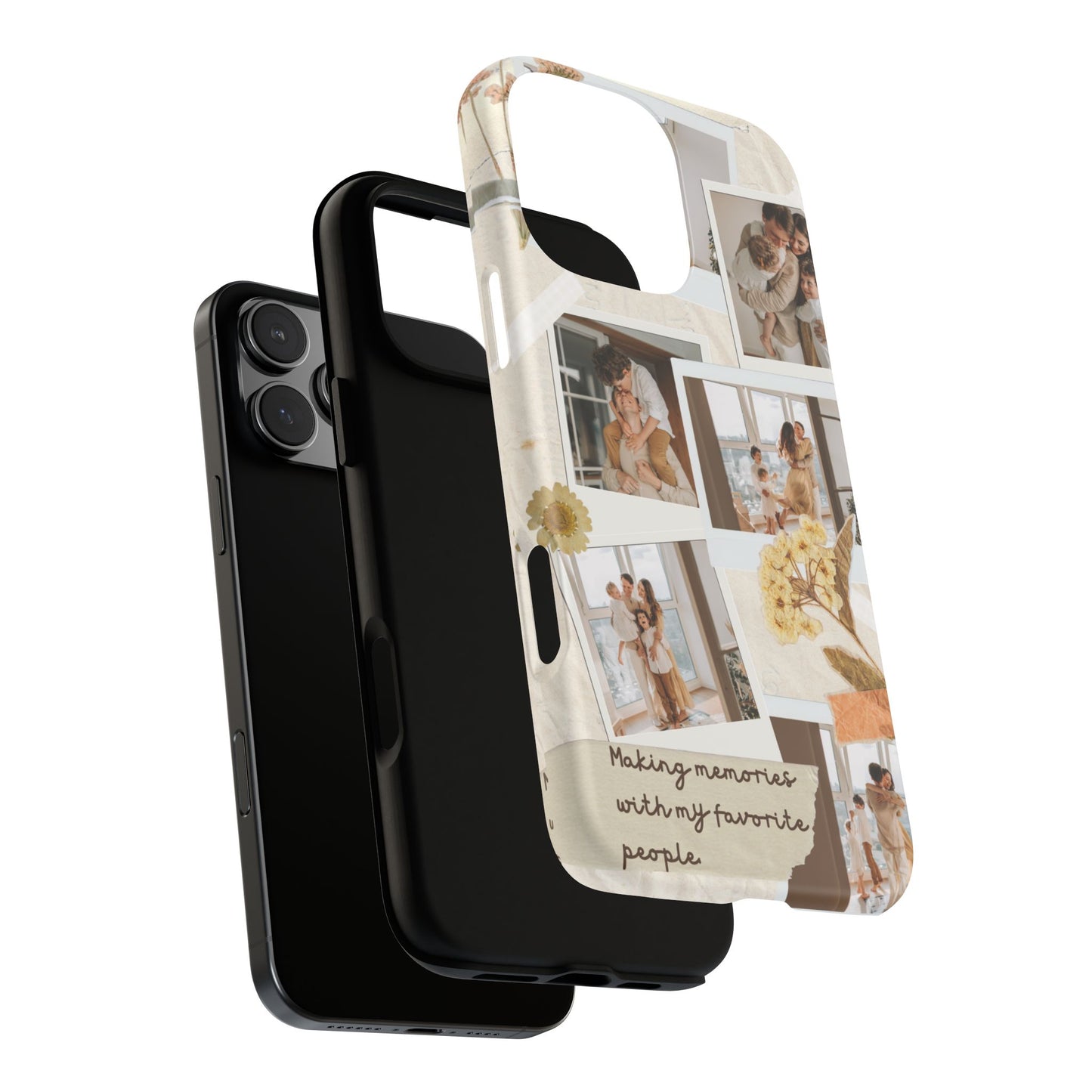 Phone Case - Photo Collage, Making Memories with My Favorite People, Custom Design, Gift for Friends and Family