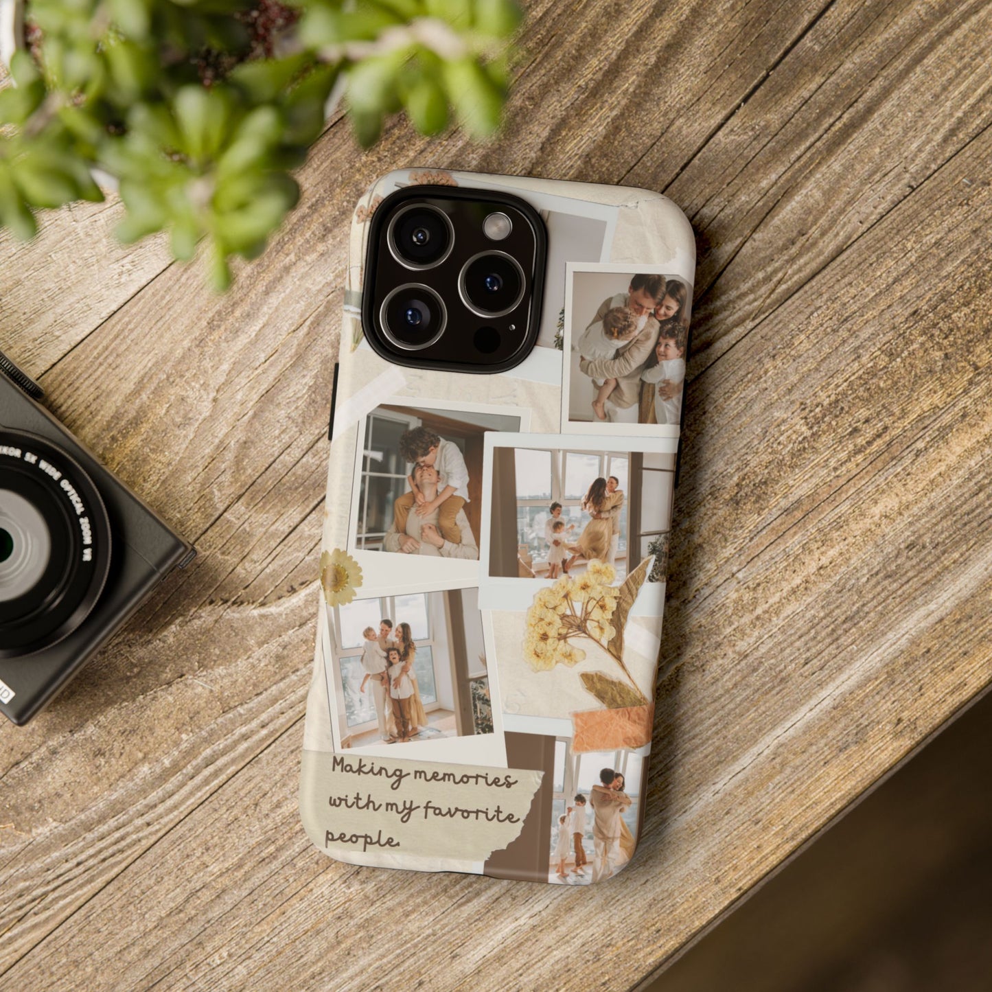 Phone Case - Photo Collage, Making Memories with My Favorite People, Custom Design, Gift for Friends and Family