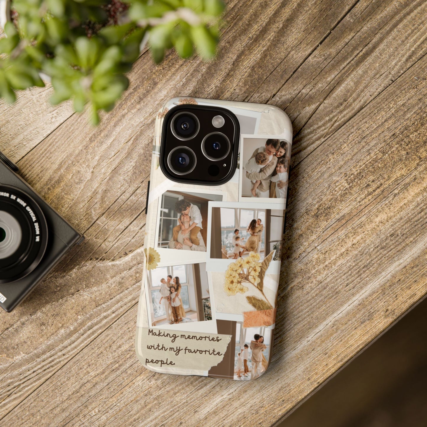 Phone Case - Photo Collage, Making Memories with My Favorite People, Custom Design, Gift for Friends and Family