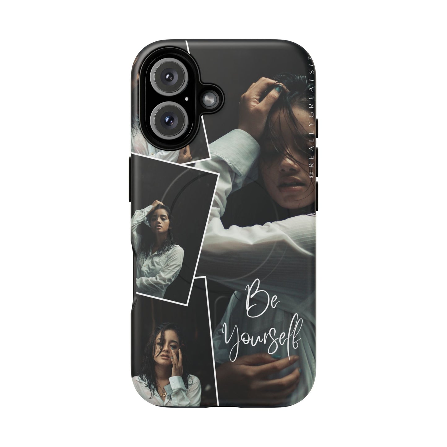 Be Yourself Tough Magnetic Case, Inspirational Phone Cover, Magnetic Case for iPhone, Aesthetic Phone Accessories, Gift for Her, Photo [...]