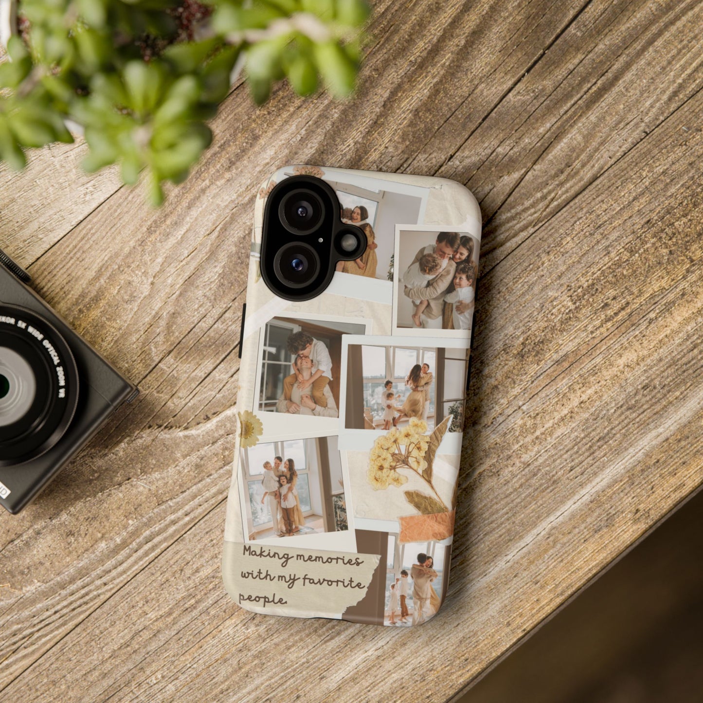 Phone Case - Photo Collage, Making Memories with My Favorite People, Custom Design, Gift for Friends and Family