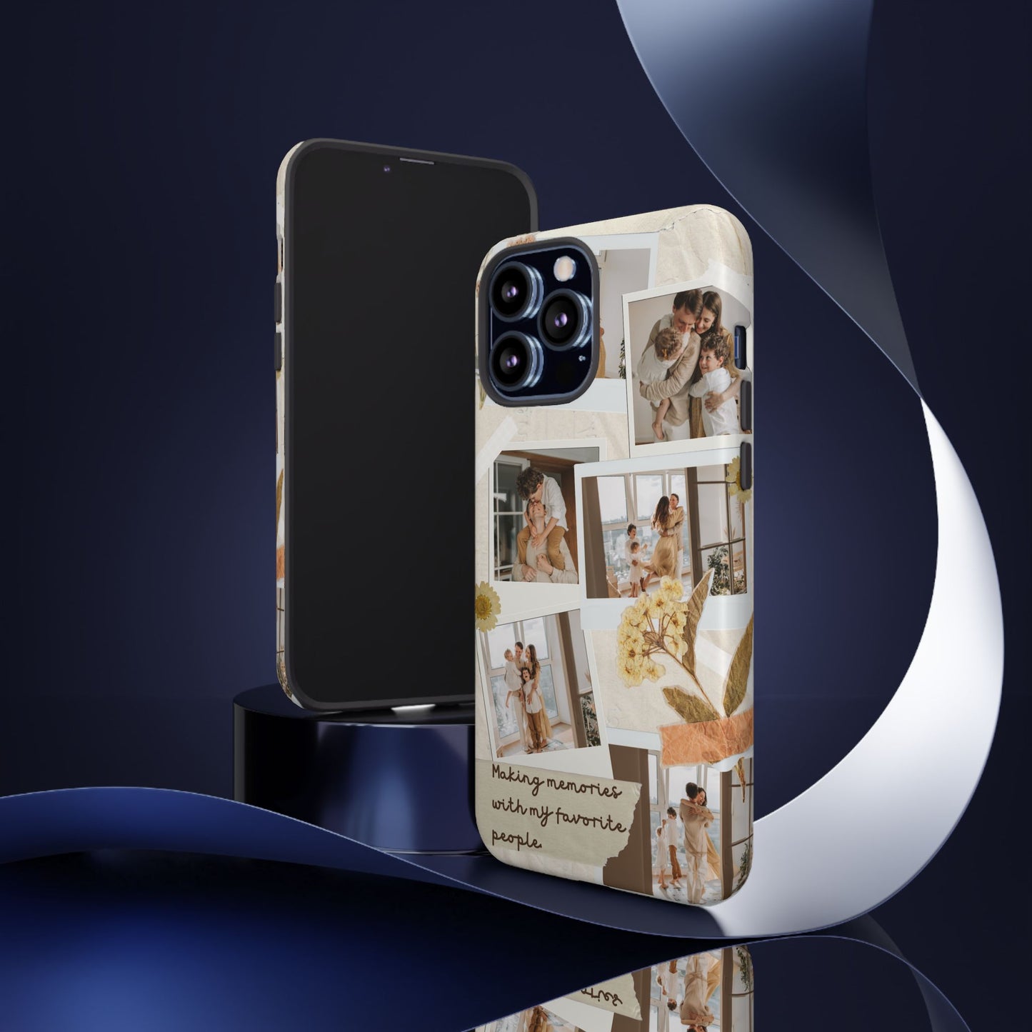 Phone Case - Photo Collage, Making Memories with My Favorite People, Custom Design, Gift for Friends and Family