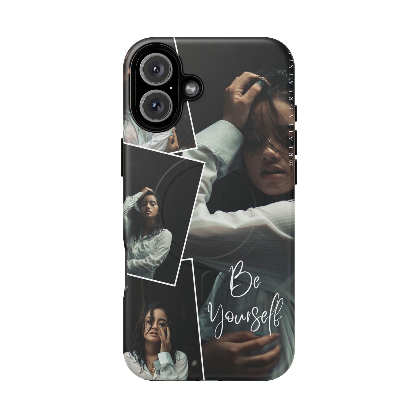 Be Yourself Tough Magnetic Case, Inspirational Phone Cover, Magnetic Case for iPhone, Aesthetic Phone Accessories, Gift for Her, Photo [...]