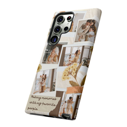Phone Case - Photo Collage, Making Memories with My Favorite People, Custom Design, Gift for Friends and Family