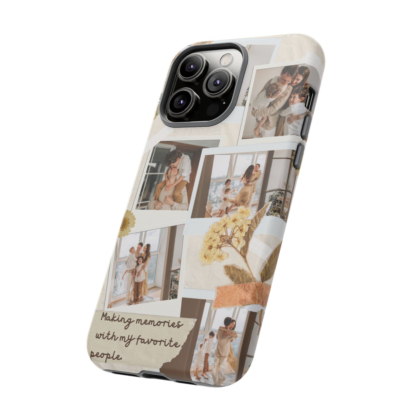 Phone Case - Photo Collage, Making Memories with My Favorite People, Custom Design, Gift for Friends and Family