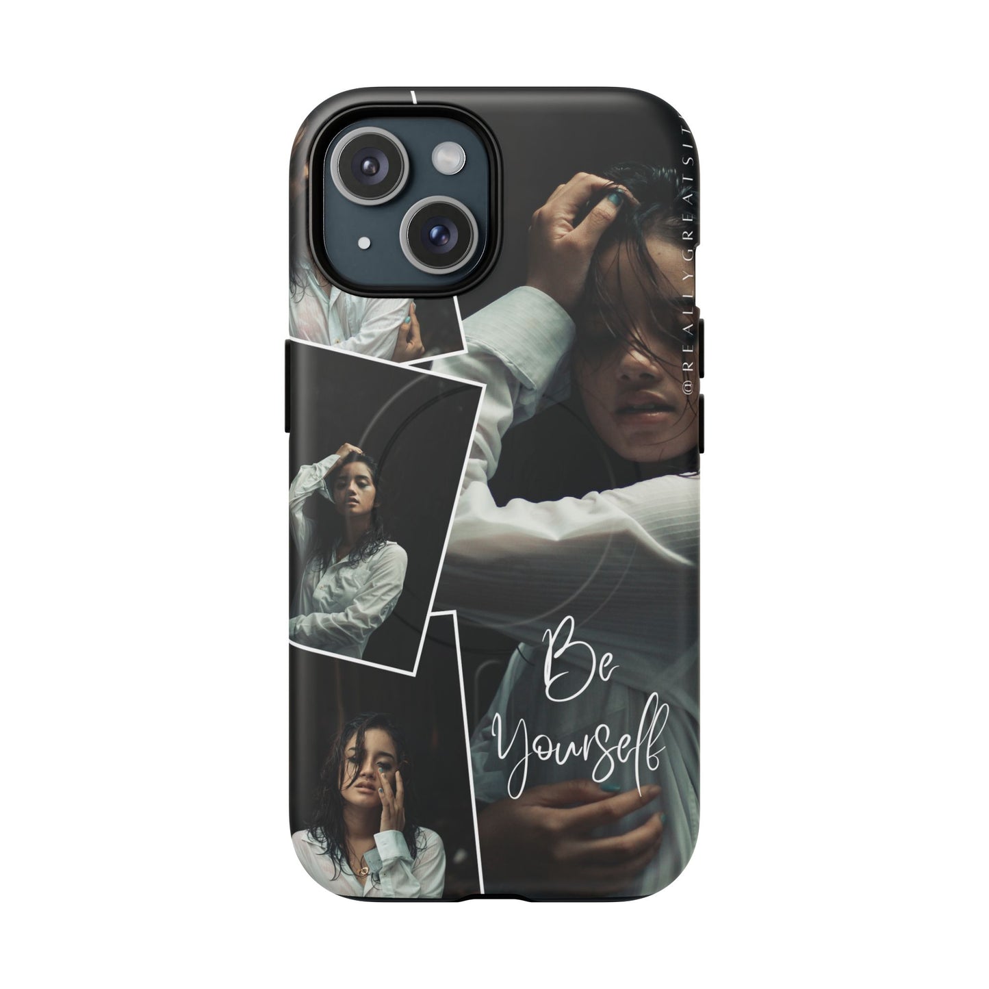 Be Yourself Tough Magnetic Case, Inspirational Phone Cover, Magnetic Case for iPhone, Aesthetic Phone Accessories, Gift for Her, Photo [...]