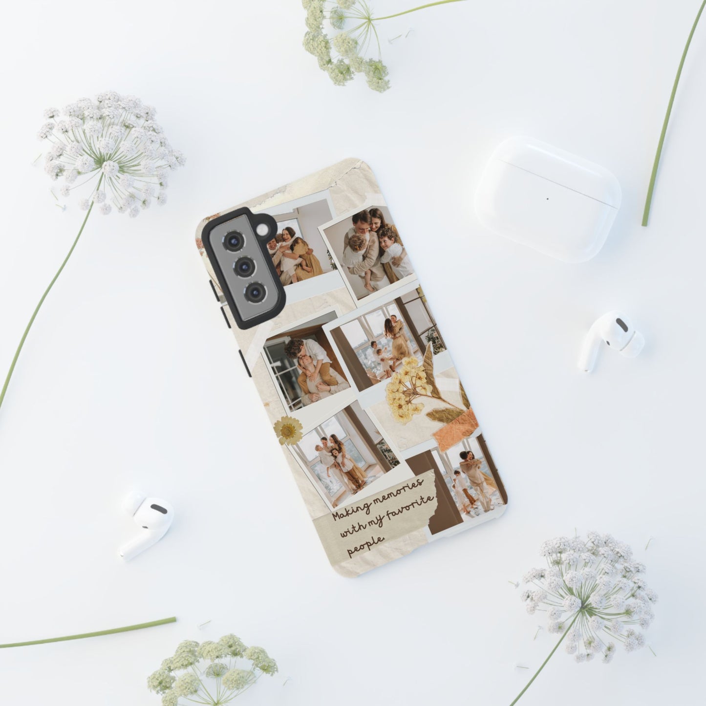 Phone Case - Photo Collage, Making Memories with My Favorite People, Custom Design, Gift for Friends and Family