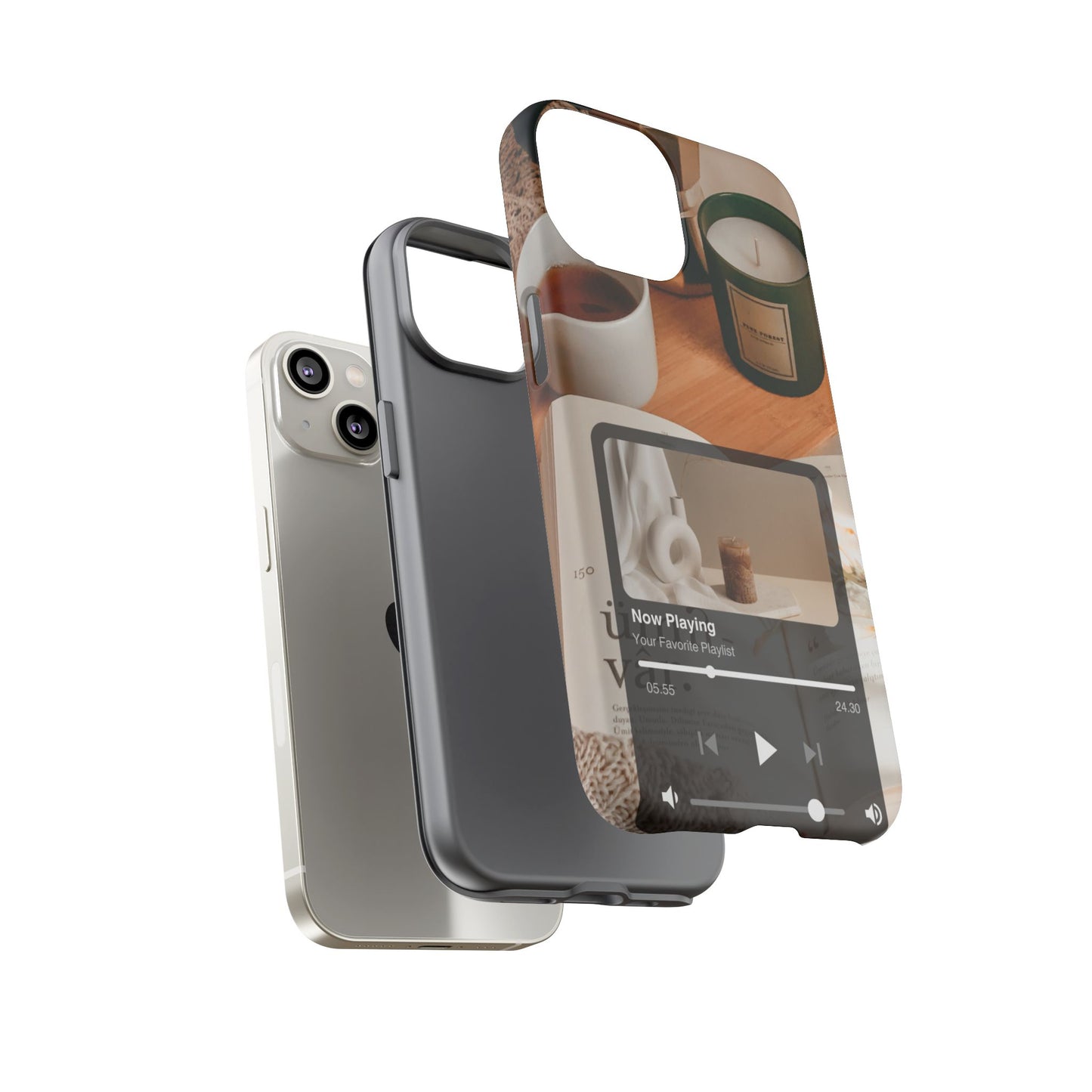 Stylish Phone Case for Music Lovers, Tough Cases, Customizable, Gifts for Her, Tech Accessories, Everyday Style