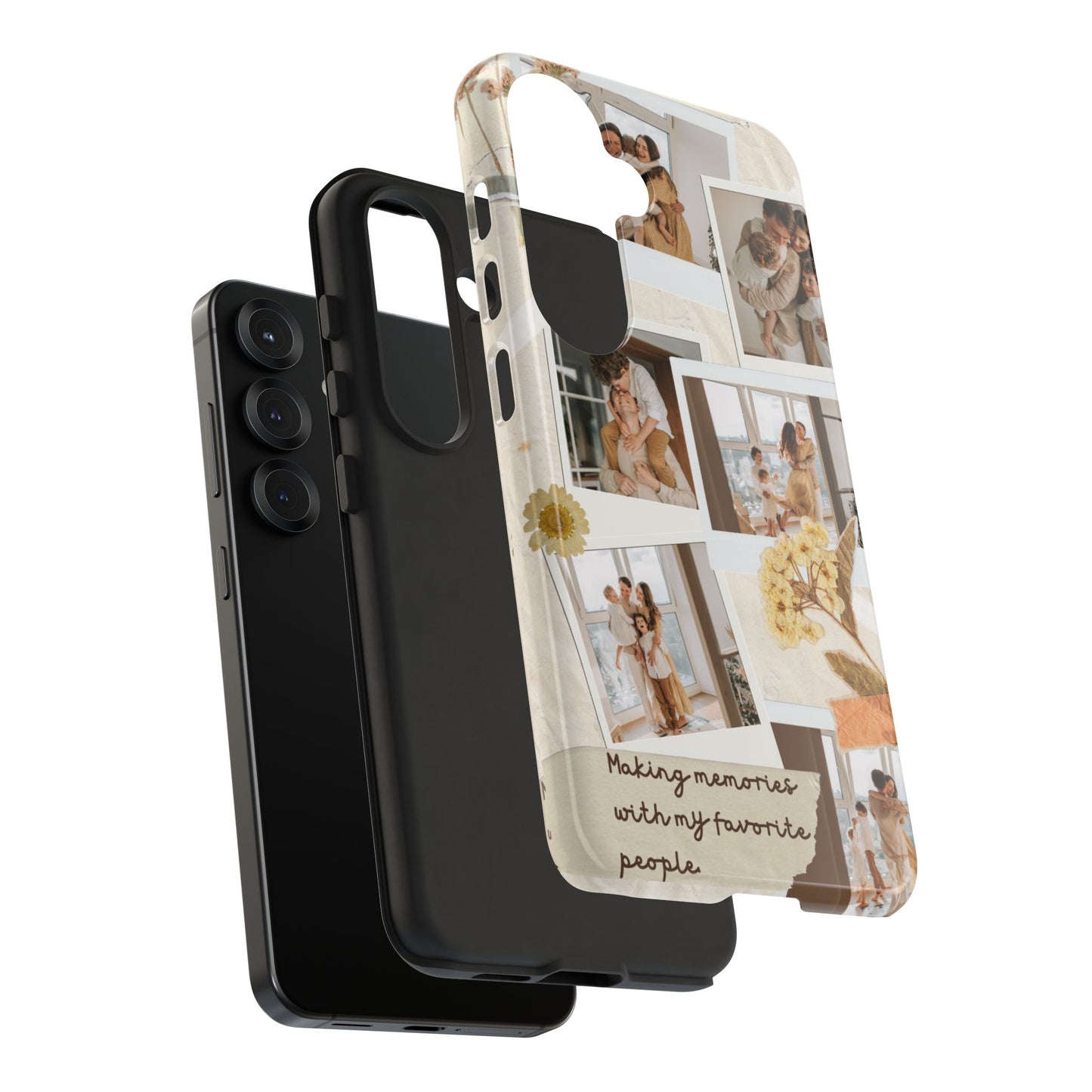 Phone Case - Photo Collage, Making Memories with My Favorite People, Custom Design, Gift for Friends and Family