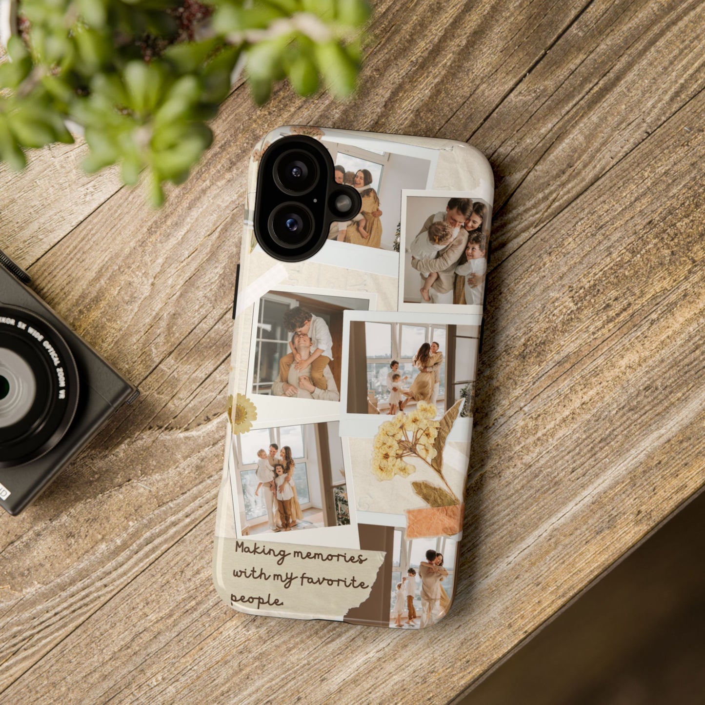 Phone Case - Photo Collage, Making Memories with My Favorite People, Custom Design, Gift for Friends and Family