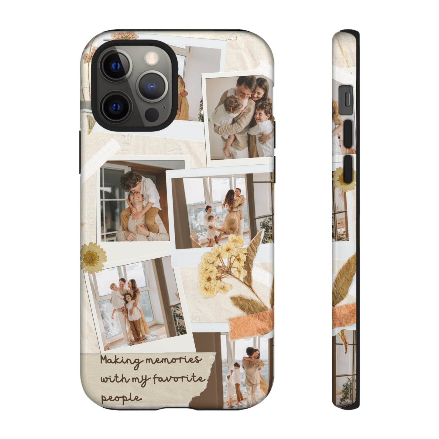 Phone Case - Photo Collage, Making Memories with My Favorite People, Custom Design, Gift for Friends and Family