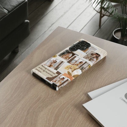 Phone Case - Photo Collage, Making Memories with My Favorite People, Custom Design, Gift for Friends and Family