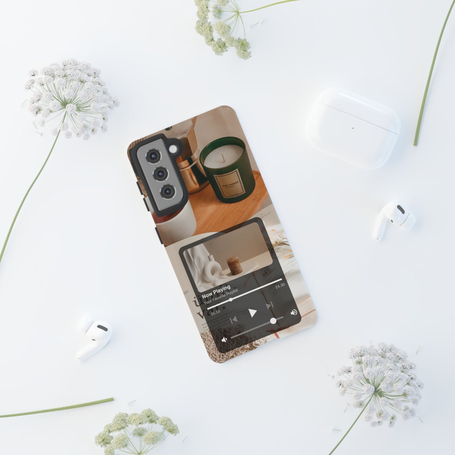 Stylish Phone Case for Music Lovers, Tough Cases, Customizable, Gifts for Her, Tech Accessories, Everyday Style