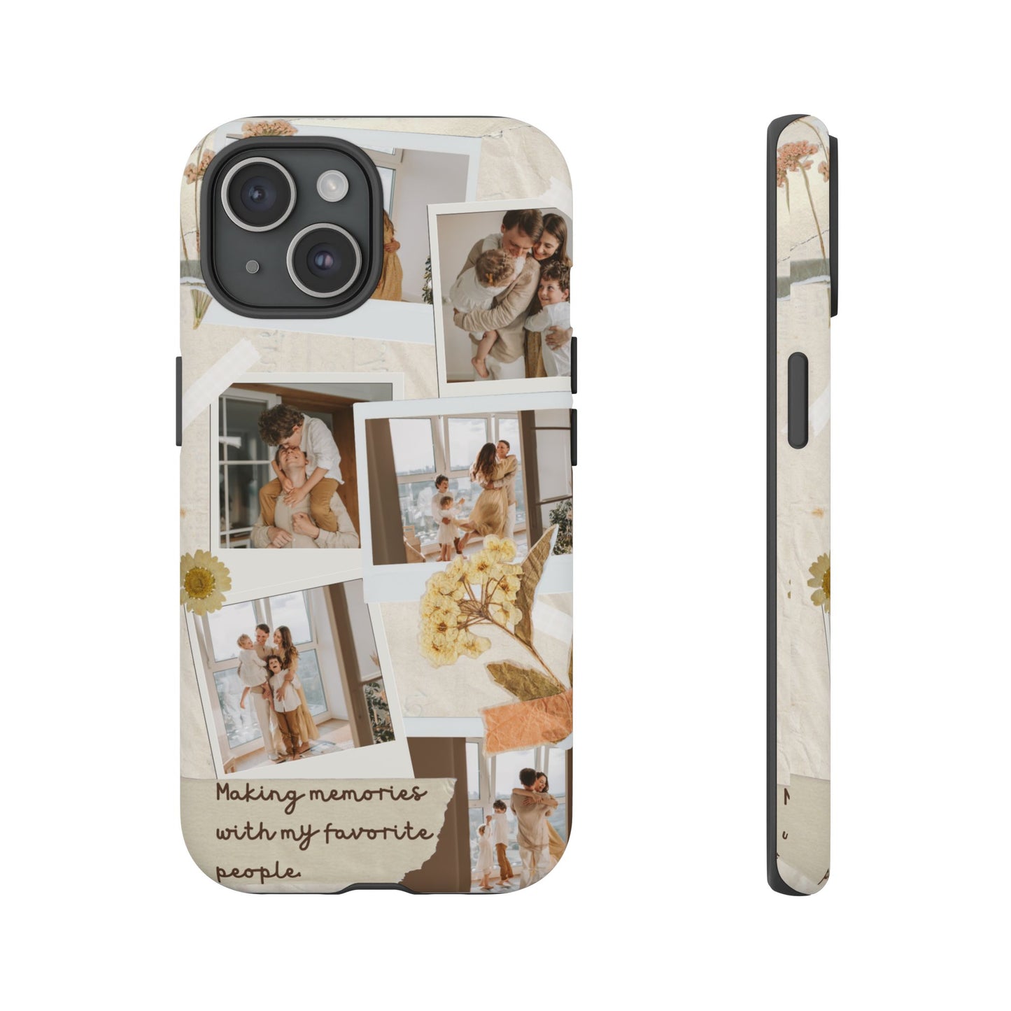 Phone Case - Photo Collage, Making Memories with My Favorite People, Custom Design, Gift for Friends and Family
