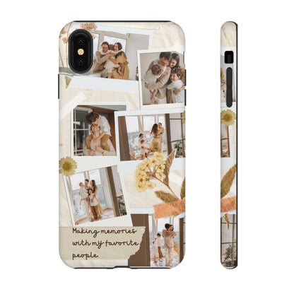 Phone Case - Photo Collage, Making Memories with My Favorite People, Custom Design, Gift for Friends and Family