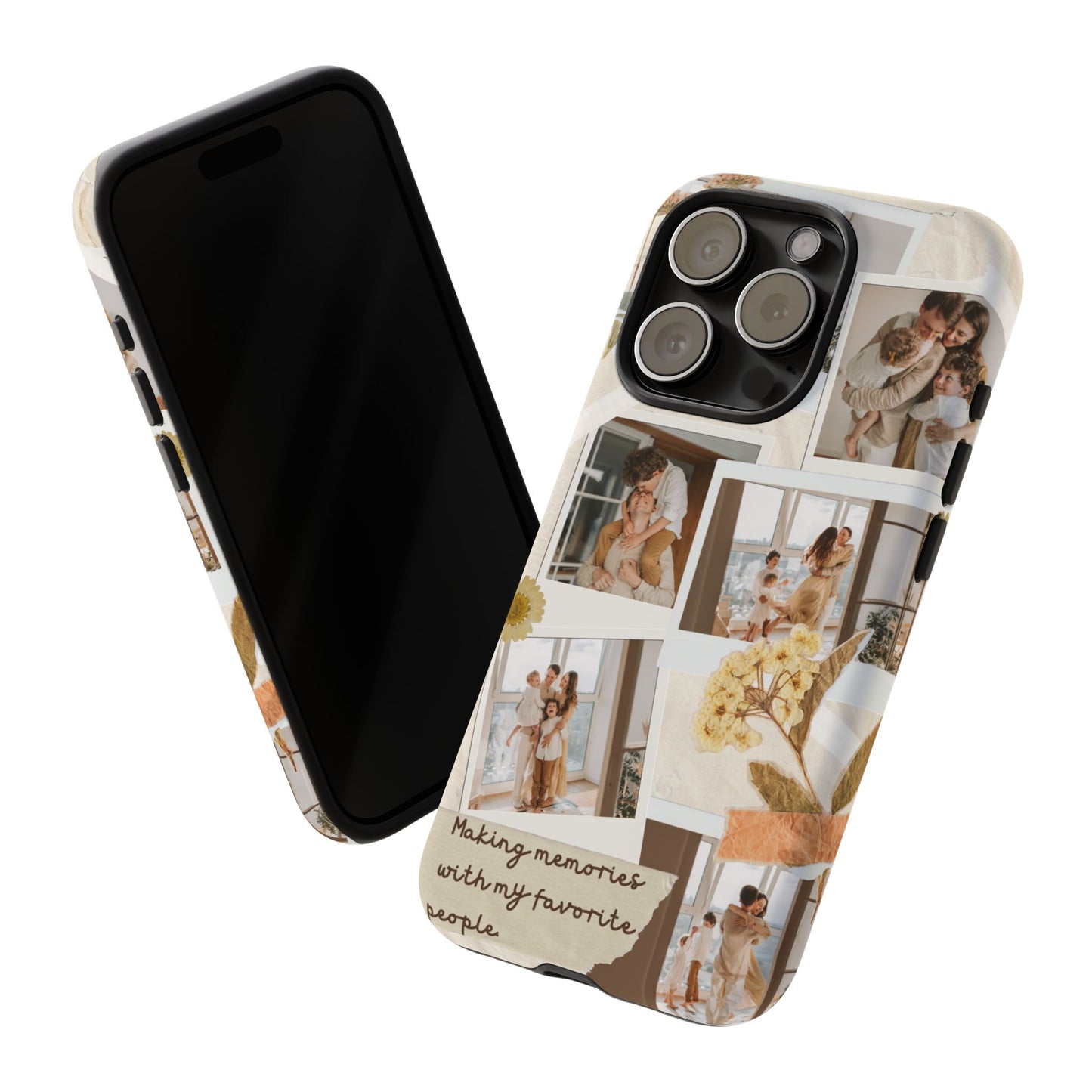 Phone Case - Photo Collage, Making Memories with My Favorite People, Custom Design, Gift for Friends and Family