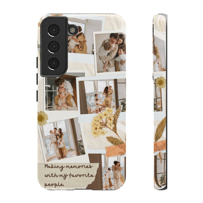 Phone Case - Photo Collage, Making Memories with My Favorite People, Custom Design, Gift for Friends and Family
