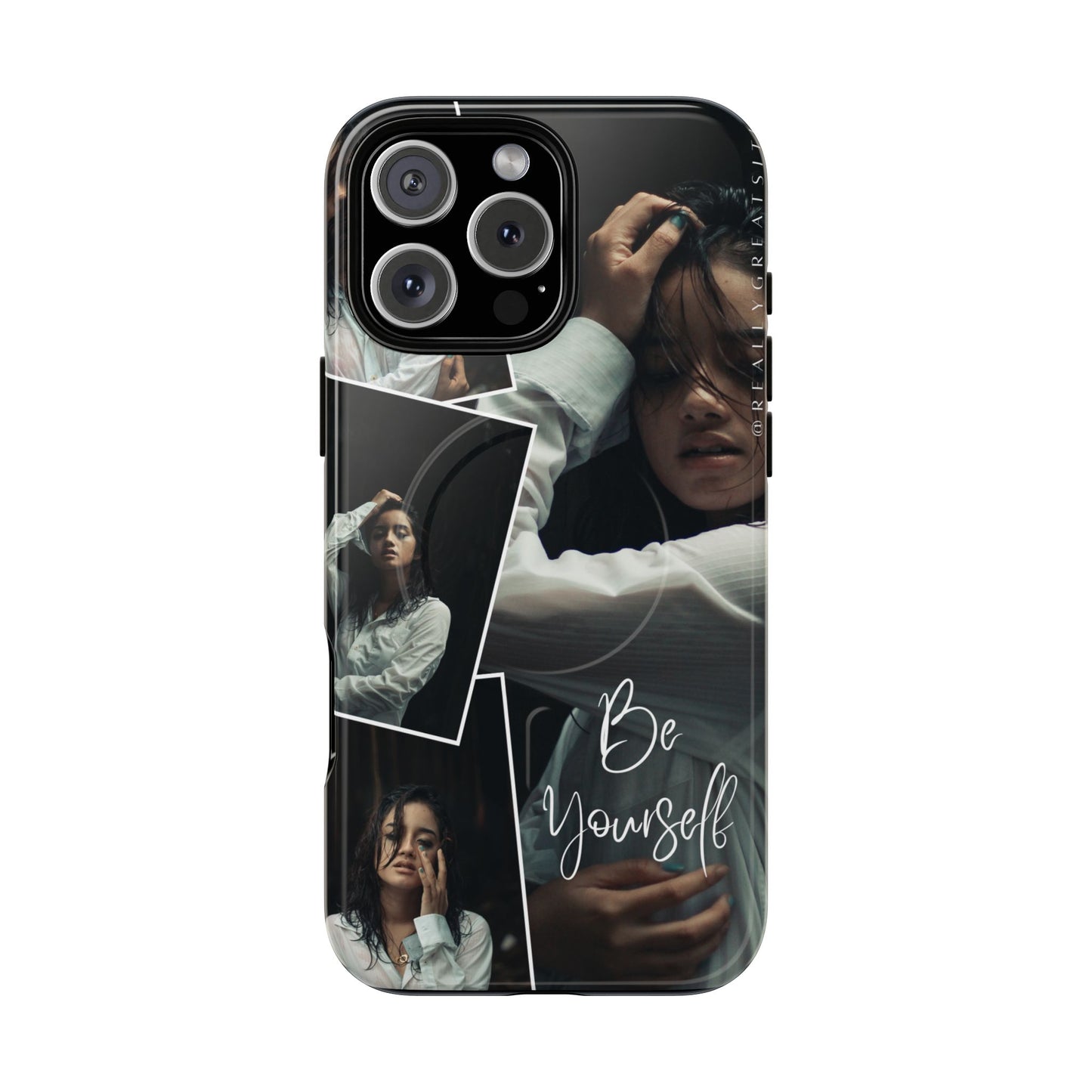Be Yourself Tough Magnetic Case, Inspirational Phone Cover, Magnetic Case for iPhone, Aesthetic Phone Accessories, Gift for Her, Photo [...]