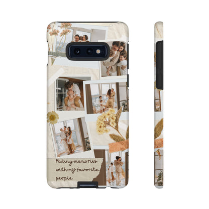 Phone Case - Photo Collage, Making Memories with My Favorite People, Custom Design, Gift for Friends and Family