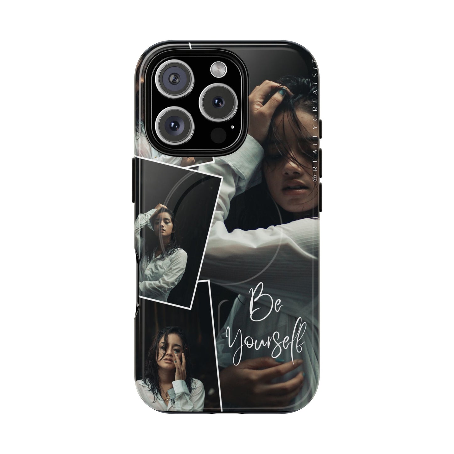 Be Yourself Tough Magnetic Case, Inspirational Phone Cover, Magnetic Case for iPhone, Aesthetic Phone Accessories, Gift for Her, Photo [...]