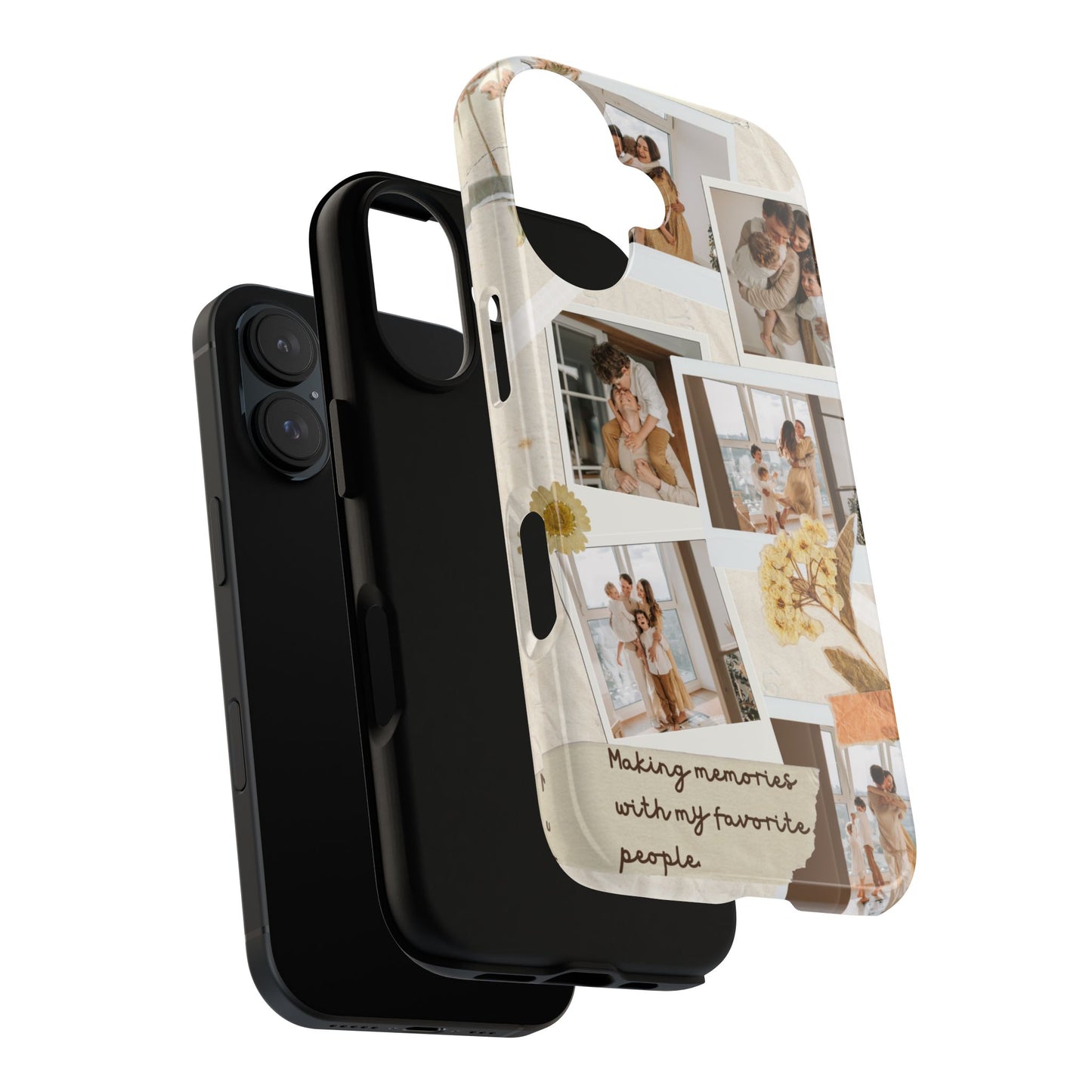 Phone Case - Photo Collage, Making Memories with My Favorite People, Custom Design, Gift for Friends and Family