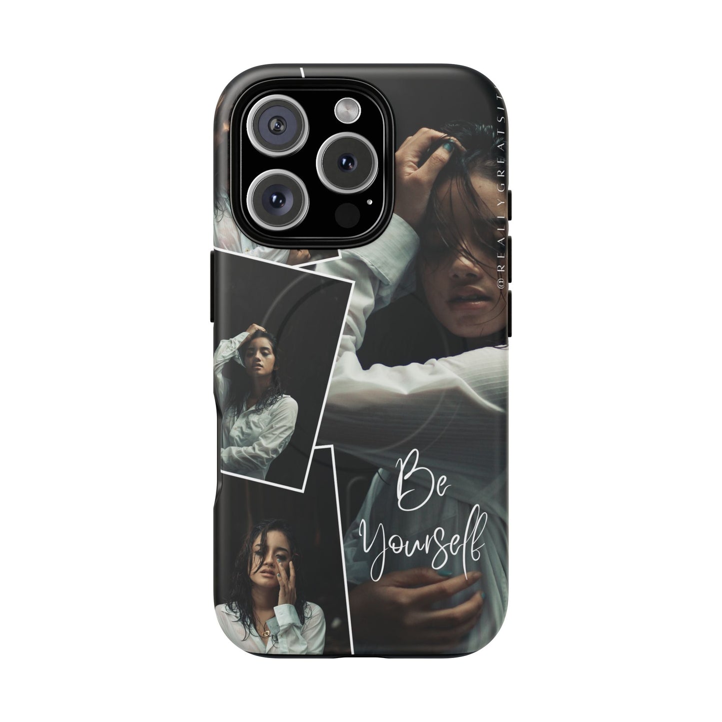 Be Yourself Tough Magnetic Case, Inspirational Phone Cover, Magnetic Case for iPhone, Aesthetic Phone Accessories, Gift for Her, Photo [...]